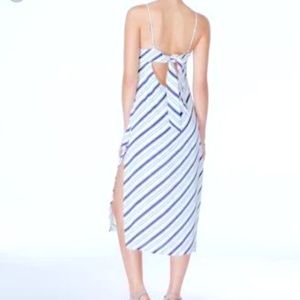 MinkPink Road Trip Tie Back Midi Dress. New with tags!